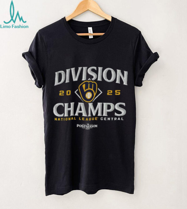 Milwaukee Brewers 2025 NL Division Champions National League Central Postseason shirt