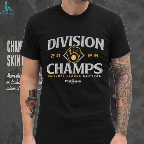 Milwaukee Brewers 2025 NL Division Champions National League Central Postseason shirt