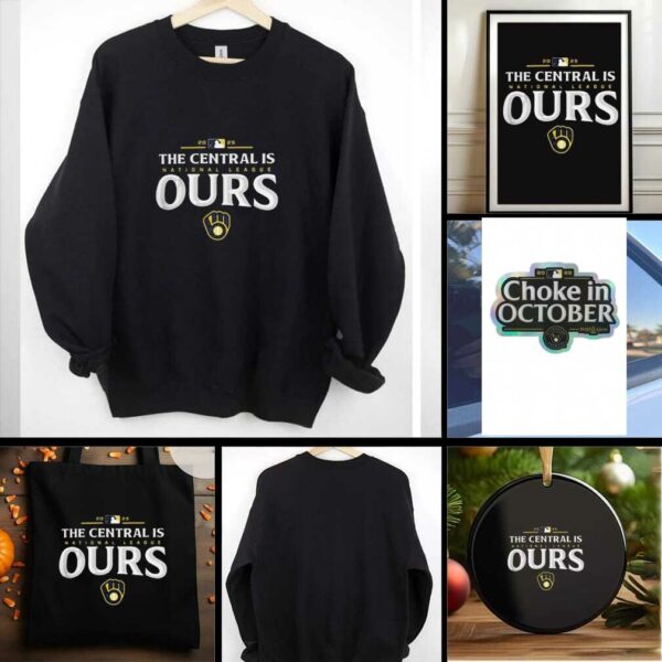 Milwaukee Brewers 2025 National League The Central Is Ours T shirt