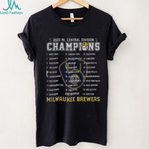 Milwaukee Brewers Back 2 back 2 Back NL Central Division 2025 Champions shirt