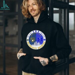 Milwaukee Brewers Heartbeat EMS City Skyline shirt