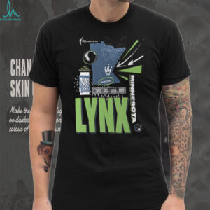 Minnesota Lynx ’11 ’13 ’15 ’17 ’25 WNBA Playoffs 2 sided shirt