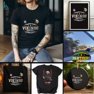 Minnesota Vikings NFL Harley Davidson motorcycle graphic shirt
