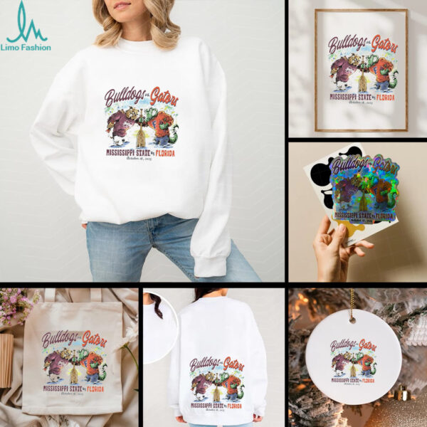 Mississippi State Bulldogs vs Florida Gators mascots 2025 SEC showdown shirt