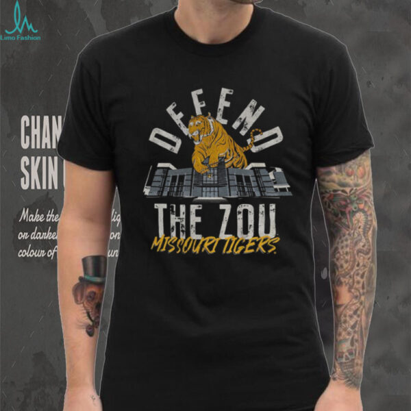 Missouri Tigers Football NFL Defend The Zou logo shirt
