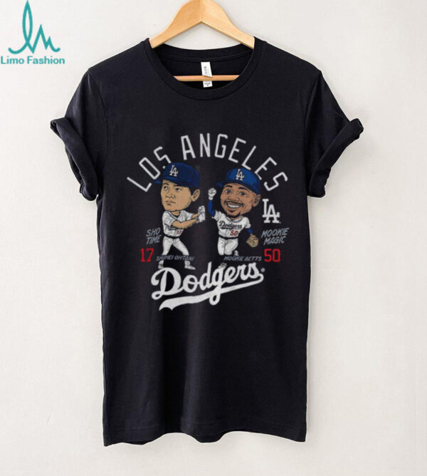 Mookie Betts and Shohei Ohtani Los Angeles Dodgers MLB Baseball Player Duo shirt