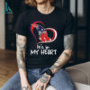Ole Miss in my veins Jesus in my heart mascot shirt