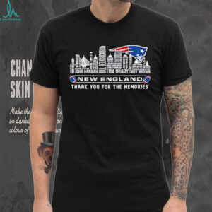 New England Patriots names team thank you for the memories shirt