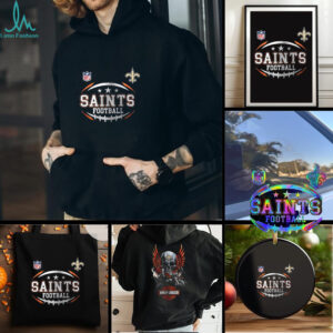 New Orleans Saints NFL Harley Davidson motorcycle graphic shirt