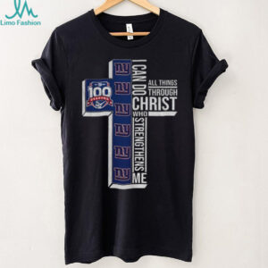 New York Giants 100 seasons I can do all things through christ who strengthens me shirt
