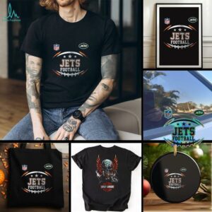 New York Jets NFL Harley Davidson motorcycle graphic shirt