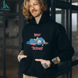 Not Today lazy Stitch Disney cartoon shirt