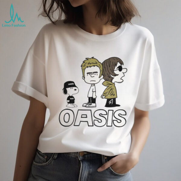 Oasis Band Snoopy Funny Cartoon Live Reunion 25 shirt