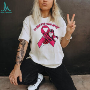 Obie mascot Massillon Tigers x Breast Cancer Awareness clawing our way to a cure shirt