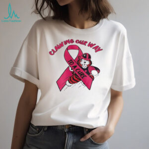 Obie mascot Massillon Tigers x Breast Cancer Awareness clawing our way to a cure shirt
