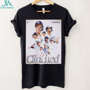 October baseball New York Yankees clinched 2025 MLB Postseason shirt