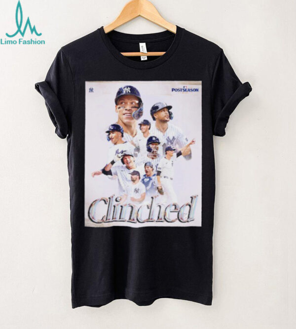 October baseball New York Yankees clinched 2025 MLB Postseason shirt