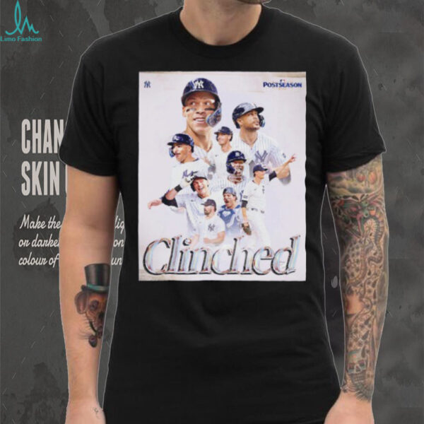 October baseball New York Yankees clinched 2025 MLB Postseason shirt