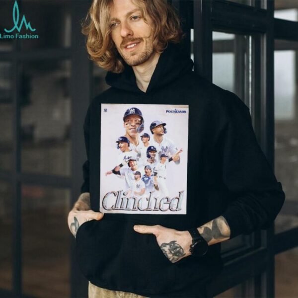 October baseball New York Yankees clinched 2025 MLB Postseason shirt
