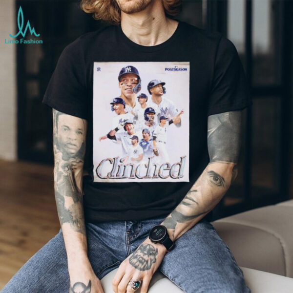 October baseball New York Yankees clinched 2025 MLB Postseason shirt