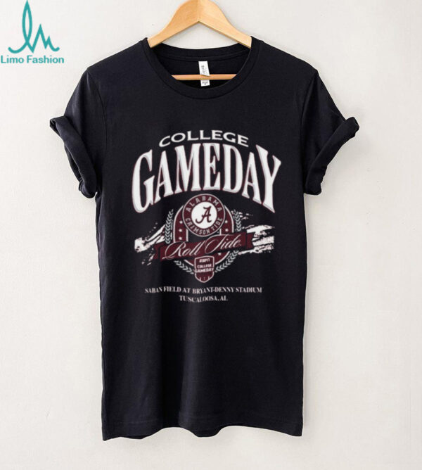 Official Alabama Crimson Tide 2025 College Gameday Saban Field At Bryant Denny Stadium Shirt