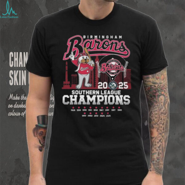 Official Birmingham Barons 2025 Southern League Champions Shirt