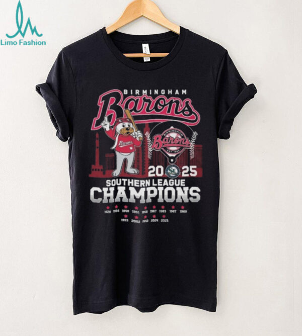 Official Birmingham Barons 2025 Southern League Champions Shirt
