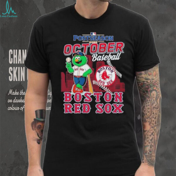 Official Boston Red Sox Mascot 2025 October Baseball Shirt