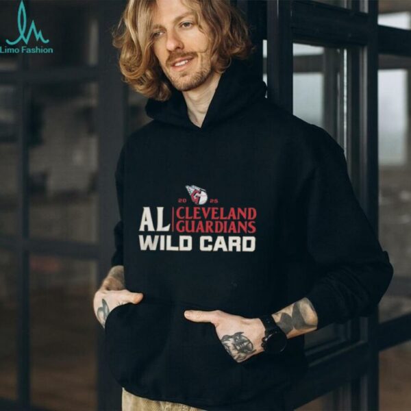 Official Cleveland Guardians 2025 AL Wild Card Postseason Celebration Shirt