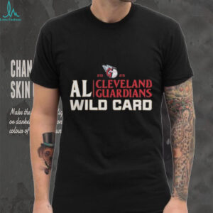 Official Cleveland Guardians 2025 AL Wild Card Postseason Celebration Shirt