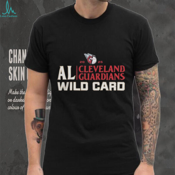 Official Cleveland Guardians 2025 AL Wild Card Postseason Celebration Shirt