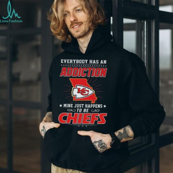 Official Everybody Has An Addiction Mine Just Happens To Be Kansas City Chiefs Maps Shirt