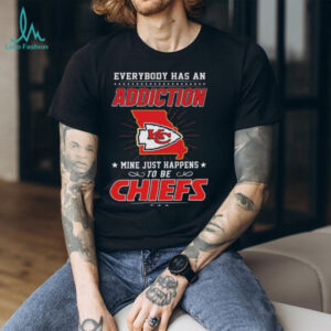 Official Everybody Has An Addiction Mine Just Happens To Be Kansas City Chiefs Maps Shirt