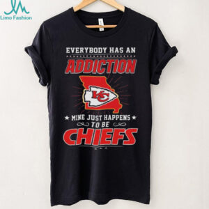 Official Everybody Has An Addiction Mine Just Happens To Be Kansas City Chiefs Maps Shirt