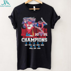 Official Jacksonville Jumbo Shrimp Mascot 2025 International League Champions Shirt