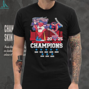 Official Jacksonville Jumbo Shrimp Mascot 2025 International League Champions Shirt