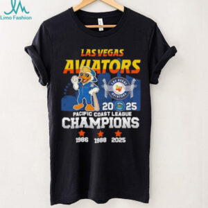 Official Las Vegas Aviators Mascot 2025 Pacific Coast League Champions Shirt