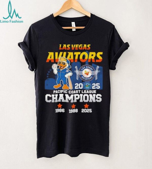 Official Las Vegas Aviators Mascot 2025 Pacific Coast League Champions Shirt