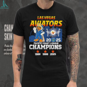 Official Las Vegas Aviators Mascot 2025 Pacific Coast League Champions Shirt