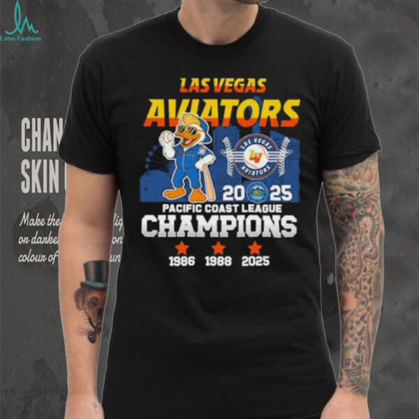 Official Las Vegas Aviators Mascot 2025 Pacific Coast League Champions Shirt
