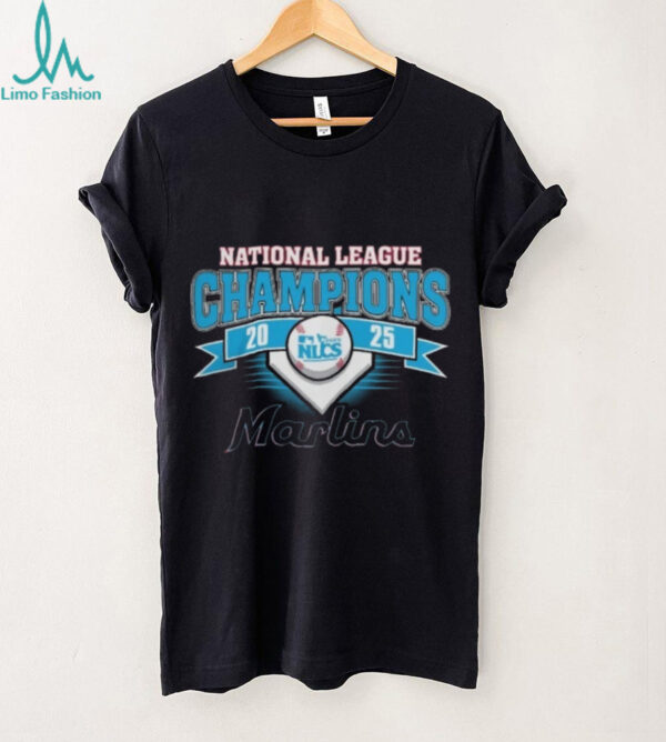 Official Miami Marlins 2025 National League Champions Champions Shirt