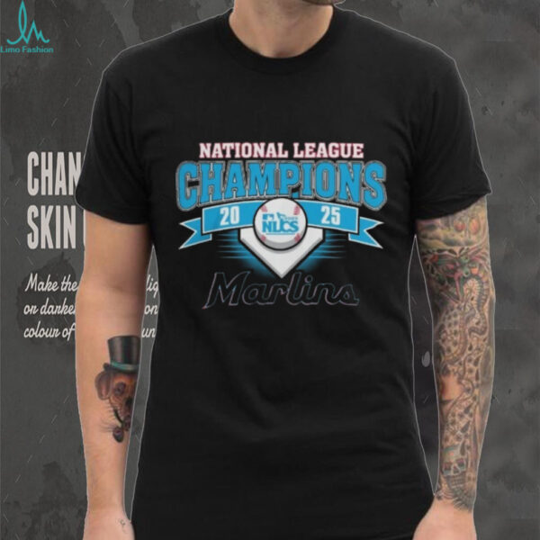 Official Miami Marlins 2025 National League Champions Champions Shirt