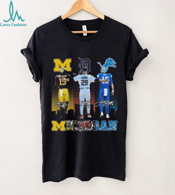 Official Michigan City Sports Players Underwood Skybal And Goff Signatures 2025 Shirt