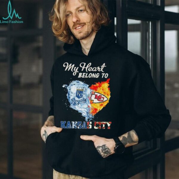 Official My Heart Belong To Kansas City Royals X Kansas City Chiefs 2025 Shirt