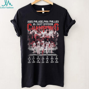 Official Philadelphia Phillies 2025 NL East Division Champions Road To October 1976 2025 Shirt