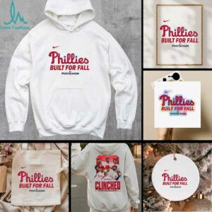 Official Philadelphia Phillies Built For Fall 2025 MLB Postseason 2 sided shirt