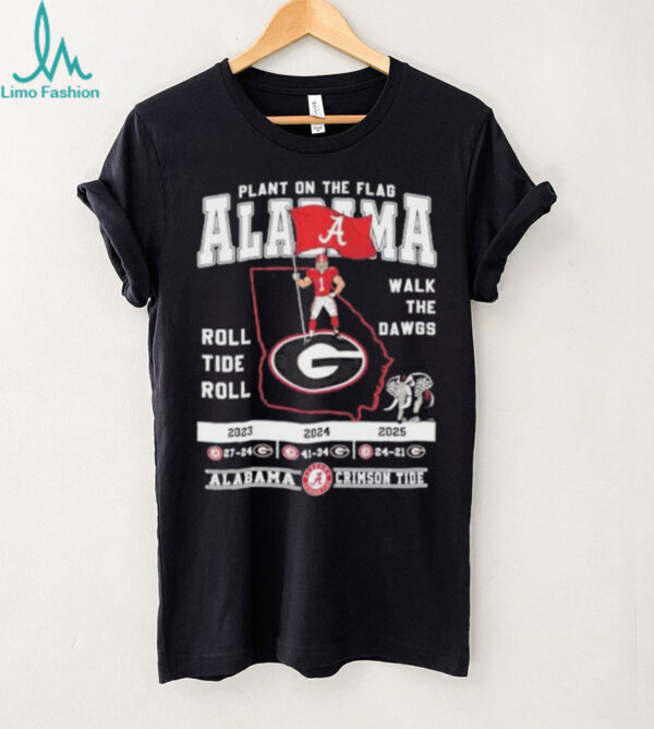 Official Plan On The Flag Alabama Walk The Dawgs Shirt