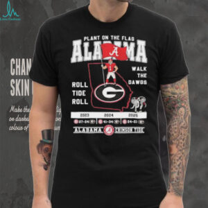 Official Plan On The Flag Alabama Walk The Dawgs Shirt