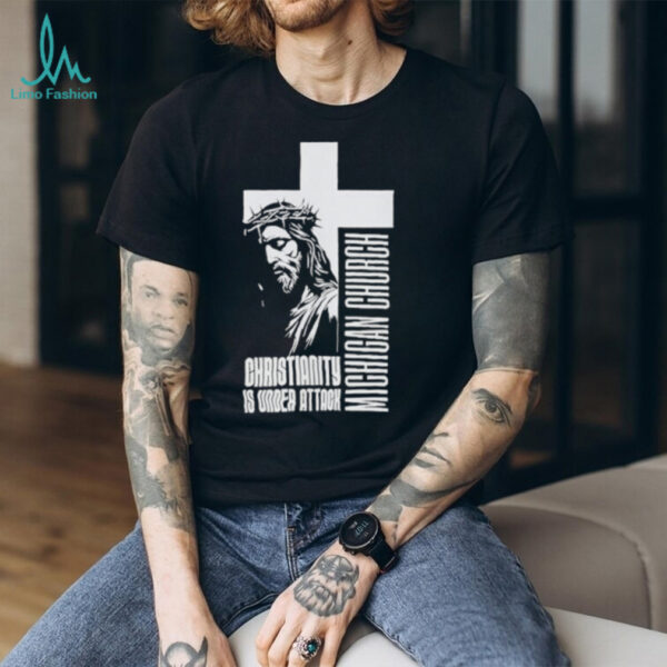 Official Pray For Grand Blanc Michigan Christianity Is Under Attack Shirt