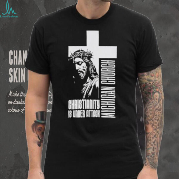 Official Pray For Grand Blanc Michigan Christianity Is Under Attack Shirt
